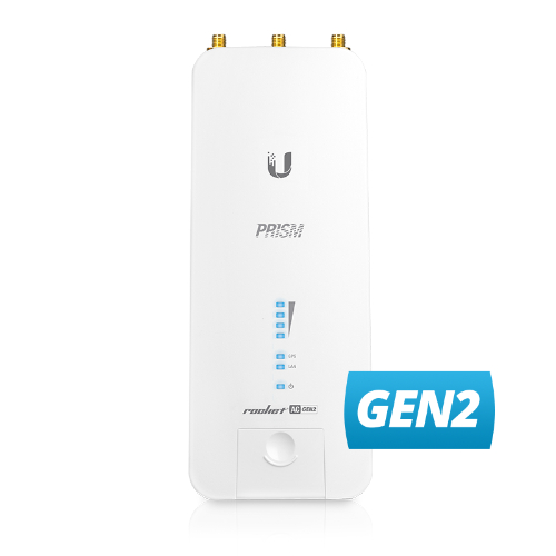 Ubiquiti Rocket AC Prism Gen2 5GHz AirMAX Radio - 450+ Mbps Throughput, 50+ Client Capacity, Integrated GPS Sync