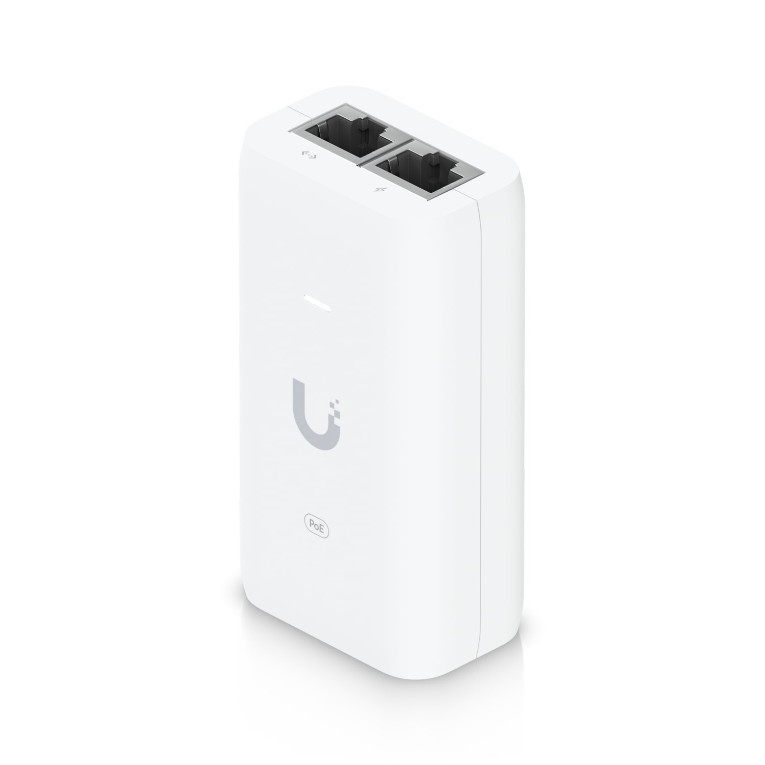 Ubiquiti U-POE-af Power over Ethernet Adapter - 15W PoE Output, RJ45 Data Input, AC Cable with Earth Ground, Compatible with UniFi U6-Lite & Cameras