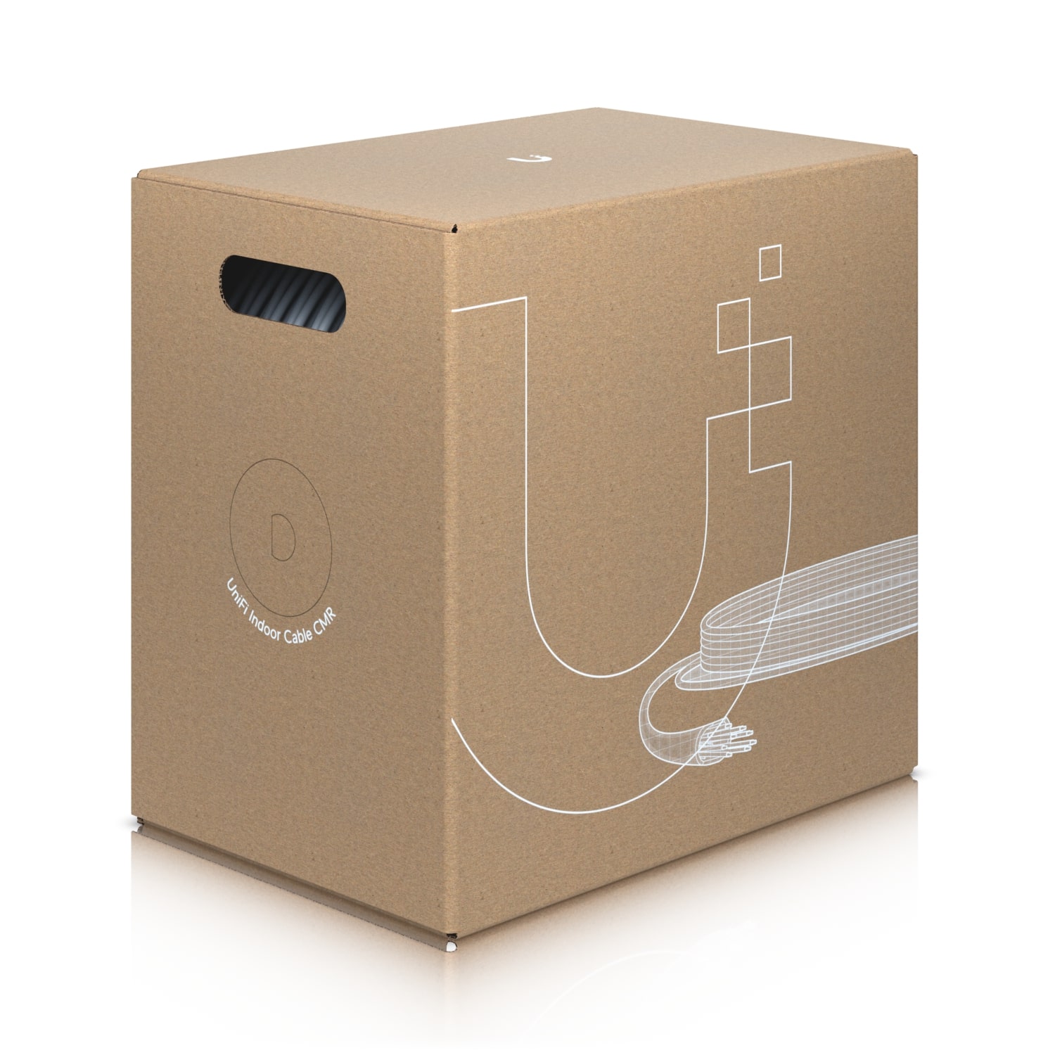 Ubiquiti UniFi Category 6 UTP Ethernet Cable 305m - Riser Rated CMR, Anti-Crosstalk Divider, 10G Ethernet Support