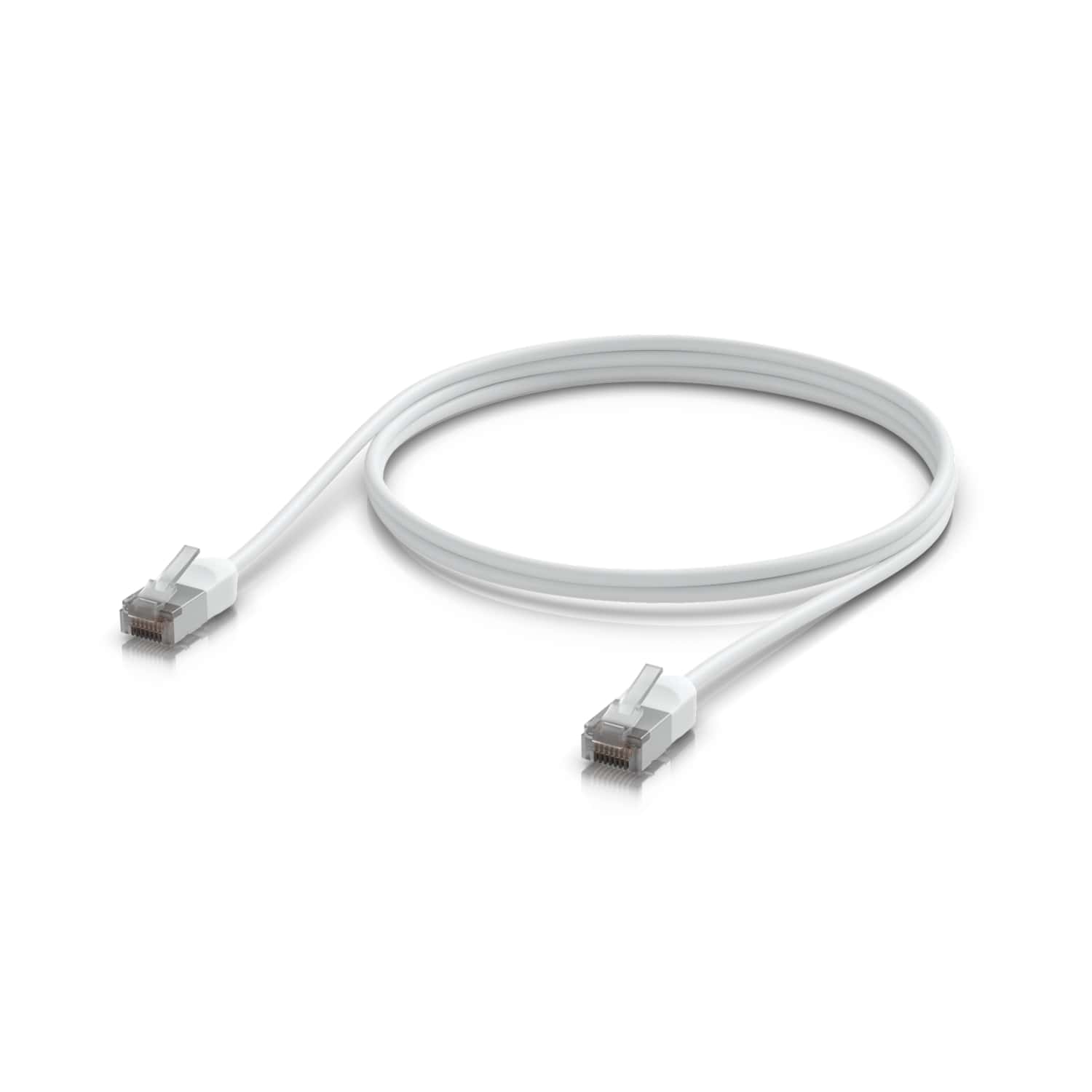 Ubiquiti UniFi Premium Outdoor Patch Cable 1M White Cat6A Shielded Ultra-Thin TPE Jacket 10GbE Networking 2-Year Warranty