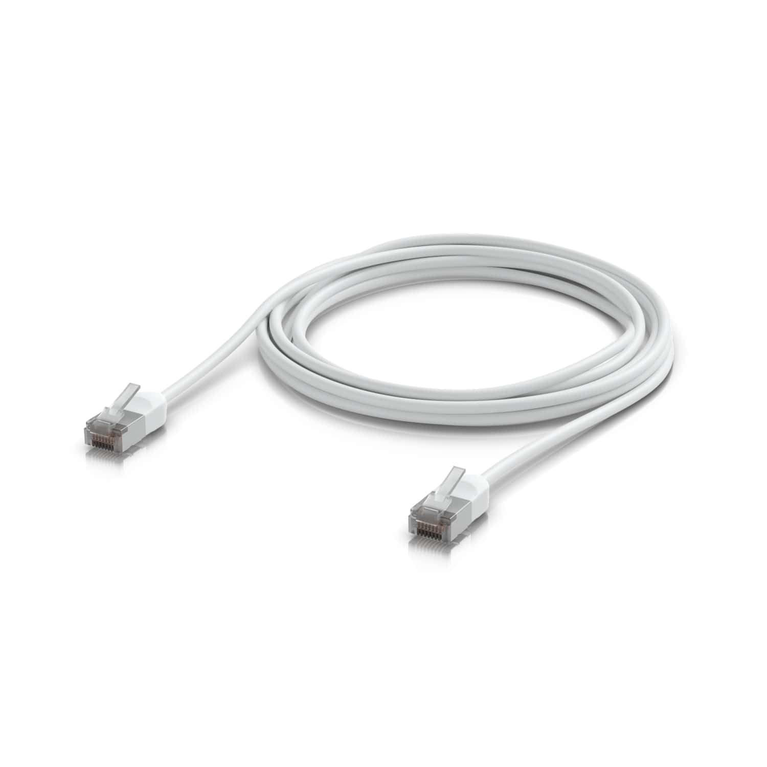 Ubiquiti UniFi Premium Outdoor Patch Cable Cat6a, 5m White, Ultra-Thin Shielded RJ45 for 10 GbE Networking, Rugged Weatherproof, 2-Year Warranty