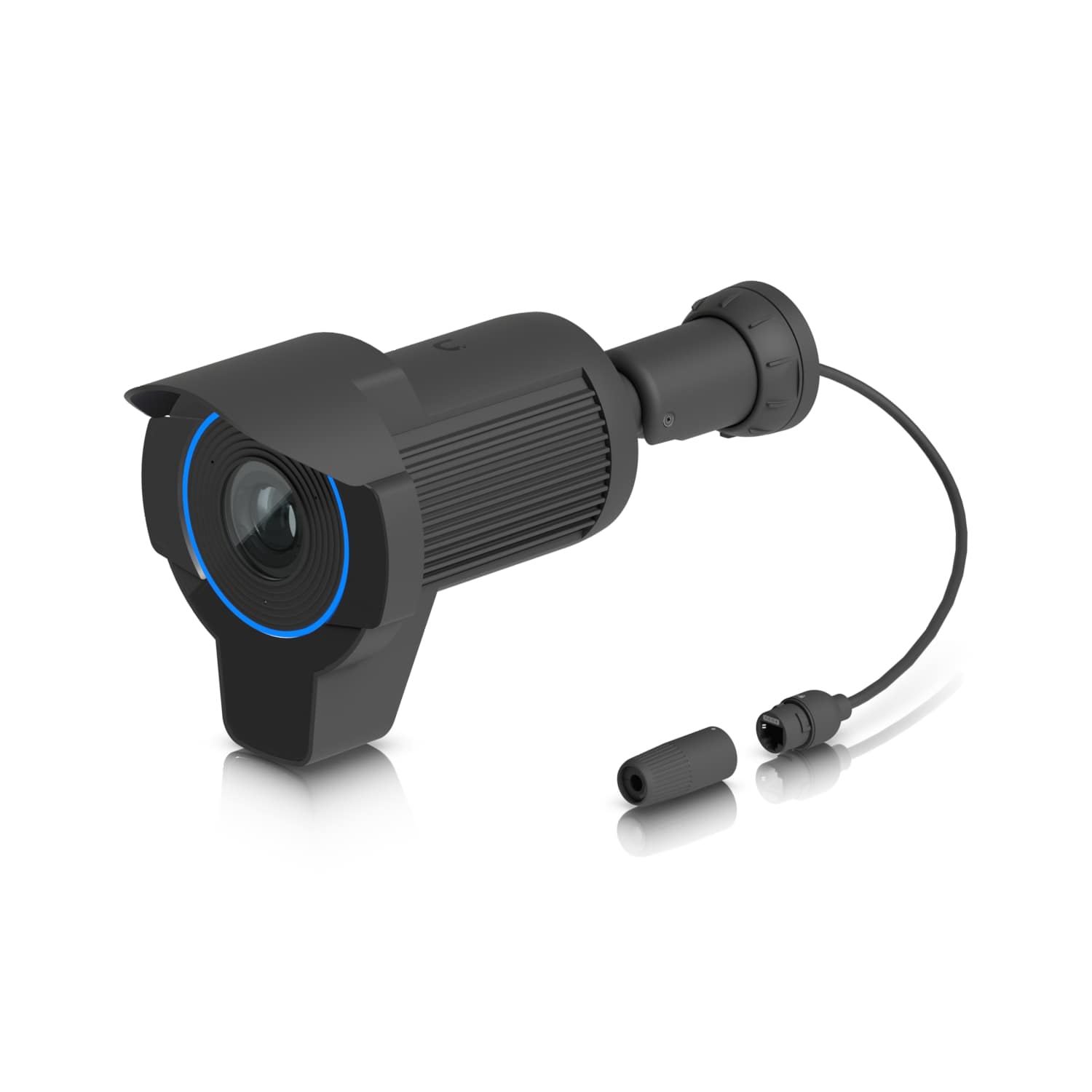 Ubiquiti UniFi Protect AI LPR 4K Camera with 3x Optical Zoom & Long-Range IR Night Vision for License Plate Recognition up to 90 km/h