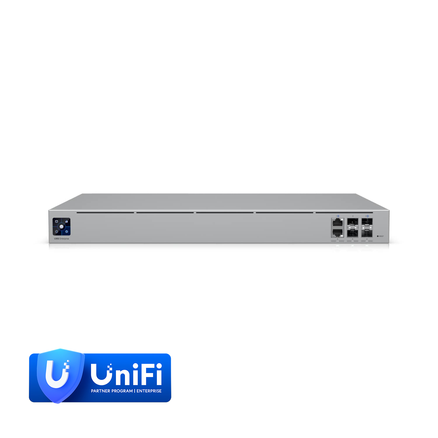 Ubiquiti UXG-Enterprise 25G Gateway with Multi-WAN Load Balancing, 12.5 Gbps IDS/IPS, Hot-Swap Redundant PSUs & 1U Rackmount