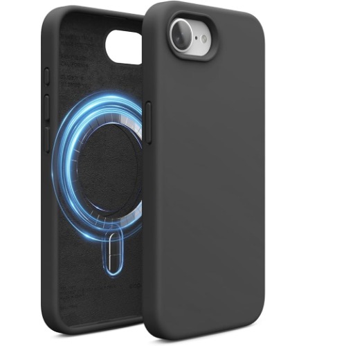 USP Apple iPhone 16e 5G (6.1') Black Silicone Case with Anti-Fall Shockproof Protection, 3 Year Warranty