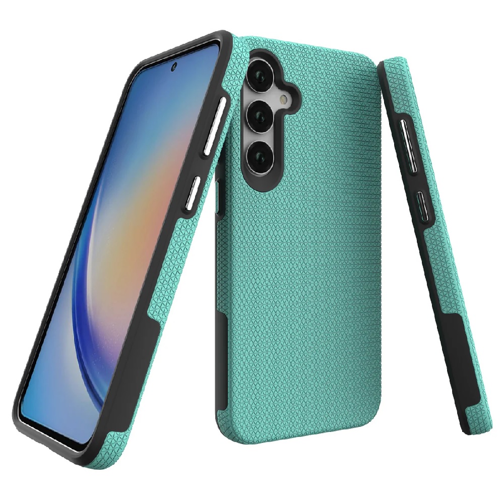 USP Samsung Galaxy A15 Case - Blue Shockproof Dual-Layer Protective Cover with Precise Cutouts & 1 Year Warranty