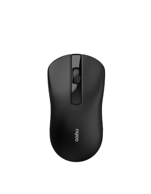 Rapoo B20 Silent Wireless Optical Mouse - 2.4GHz Wireless, 1200 DPI, Up to 12 Months Battery Life, Ultra Compact Ambidextrous Design