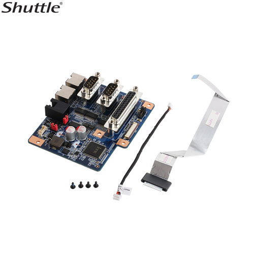 Shuttle PS01 Vertical Stand for 3-Litre Slim XPC PCs with Additional COM and RJ11 Ports Compatible with P90U & X50 Series