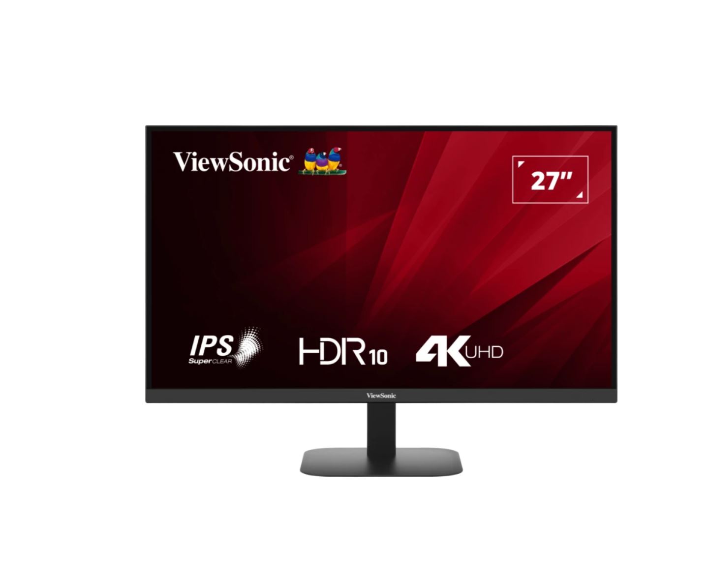 ViewSonic VA2708-4K-MHD 27" 4K UHD IPS Monitor with HDR10, Dual HDMI 2.0, DisplayPort 1.4, Eye ProTech & Built-in Speakers