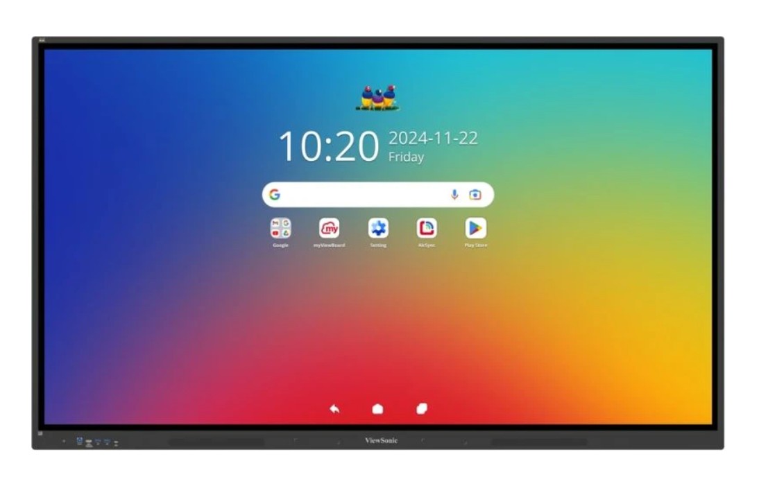 ViewSonic ViewBoard IFP7534 75" 4K UHD Android 14 EDLA-Certified Interactive Display with Quad-Core CPU, 8GB RAM, 128GB eMMC & Dual USB-C