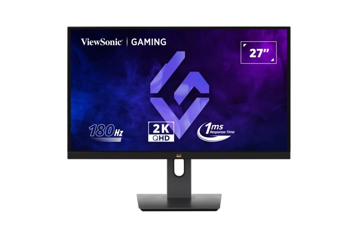 ViewSonic VX2758A-2K-PRO-4 27" QHD 2560x1440 180Hz 1ms IPS Gaming Monitor with AMD FreeSync & HDR10, 2x HDMI 2.0, DisplayPort 1.4