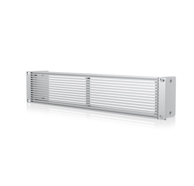 Ubiquiti 2U Rack Mount Vented OCD Panel - Aluminum Alloy & Steel, Compatible with Toolless Mini Rack, 2U Size, Silver Finish