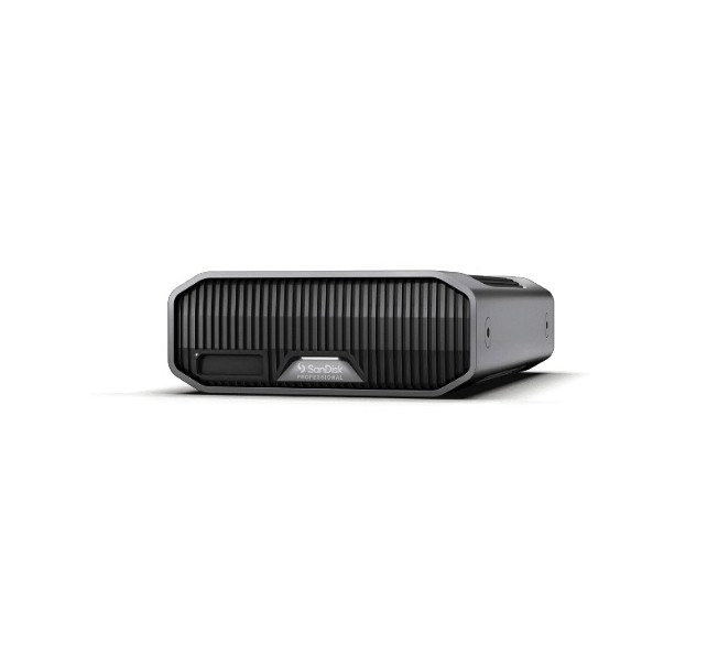 Western Digital SanDisk Professional G-DRIVE PROJECT 18TB External Desktop Hard Drive with Thunderbolt 3 & USB 3.2 Gen 2, 7200RPM Enterprise HDD, PRO-BLADE SSD Mag Slot, 5-Year Warranty