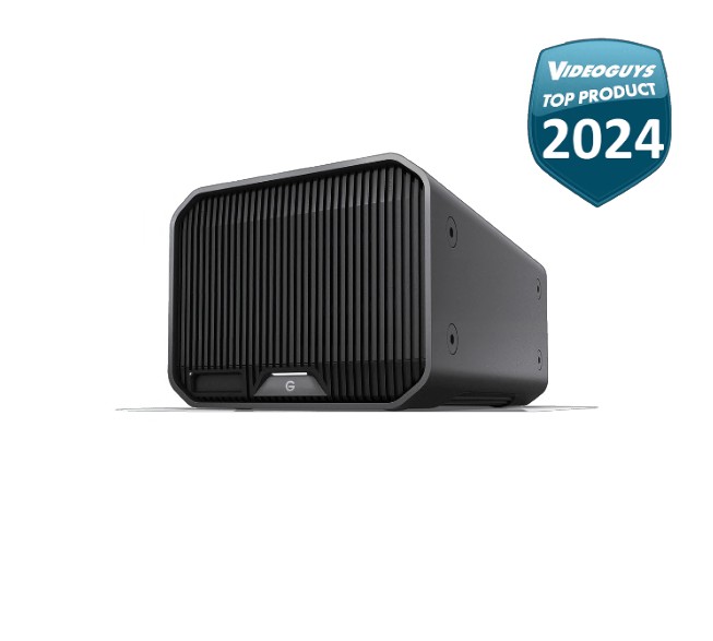 Western Digital SanDisk Professional G-RAID PROJECT 2 48TB Dual-Bay RAID 0 External Hard Drive with Thunderbolt 3 & USB 3.2 Gen 2x1, 540MB/s Read, 490MB/s Write, 5-Year Warranty