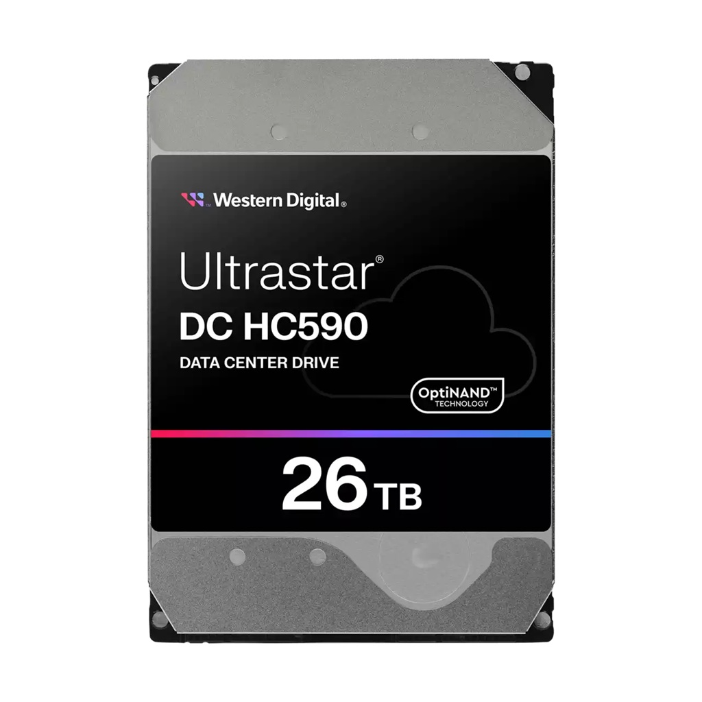 Western Digital Ultrastar DC HC590 26TB 3.5-Inch SATA 6Gb/s Enterprise Data Center Hard Drive – 512MB Cache, 7200RPM, 5-Year Warranty