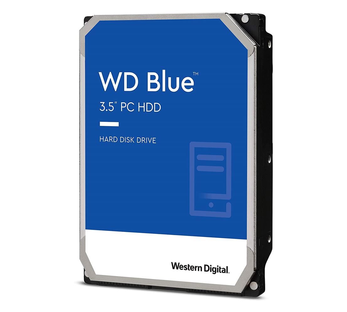 Western Digital WD Blue 1TB 3.5" SATA 6Gb/s 7200RPM HDD with 64MB Cache - Reliable Desktop Hard Drive
