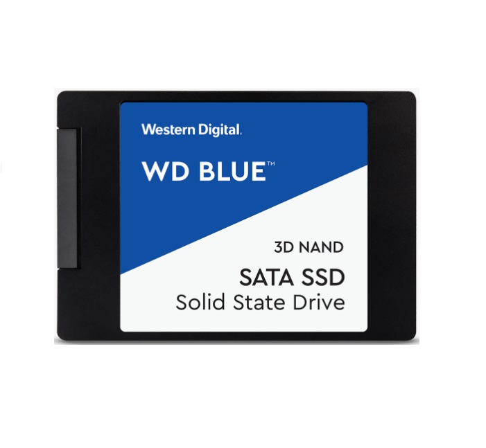 Western Digital WD Blue 250GB 2.5" SATA SSD – 560MB/s Read, 525MB/s Write, 3D NAND, 7mm, 100TBW Endurance, 5-Year Warranty