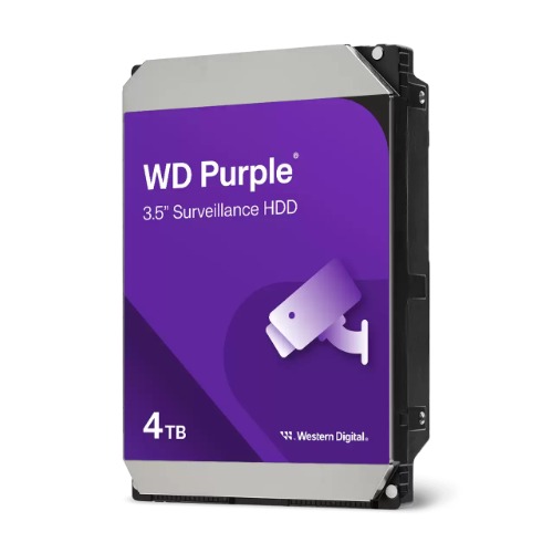 Western Digital WD Purple 4TB Surveillance Internal Hard Drive - 3.5-Inch SATA 6Gb/s, 5400 RPM, 256MB Cache, 3-Year Warranty