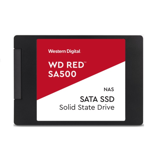 Western Digital WD Red SA500 1TB 2.5" SATA NAS SSD – 24/7 Reliable NAS Storage with 560MB/s Read, 530MB/s Write, 95K/85K IOPS, 600TBW Endurance, 5-Year Warranty