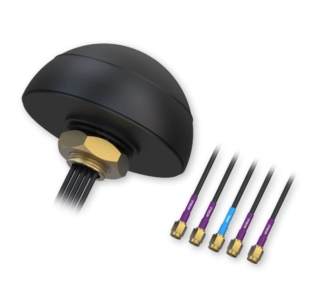 Teltonika Combo Quad Mobile/GNSS Roof SMA Antenna PR1KCL28 - LTE MIMO 4x & GNSS Integrated, IP65/IP67 Weatherproof