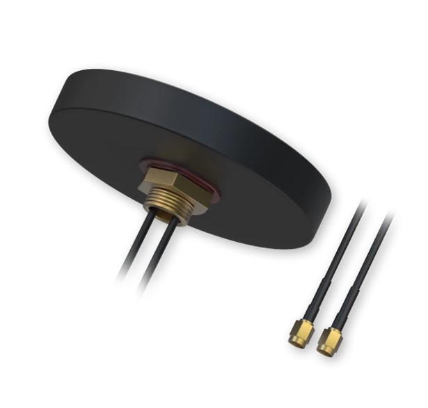 Teltonika Combo MIMO Flush Mount Mobile Antenna PR1KCL25 for Vehicle & Cabinet, Dual SMA, LTE 698-960/1710-2690 MHz, IP65