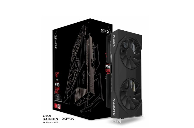 XFX Swift AMD Radeon RX 9060 XT OC Gaming Edition 16GB GDDR6 Dual-Fan PCIe 5.0 Graphics Card with HDMI 2.1 & Dual DisplayPort 2.1