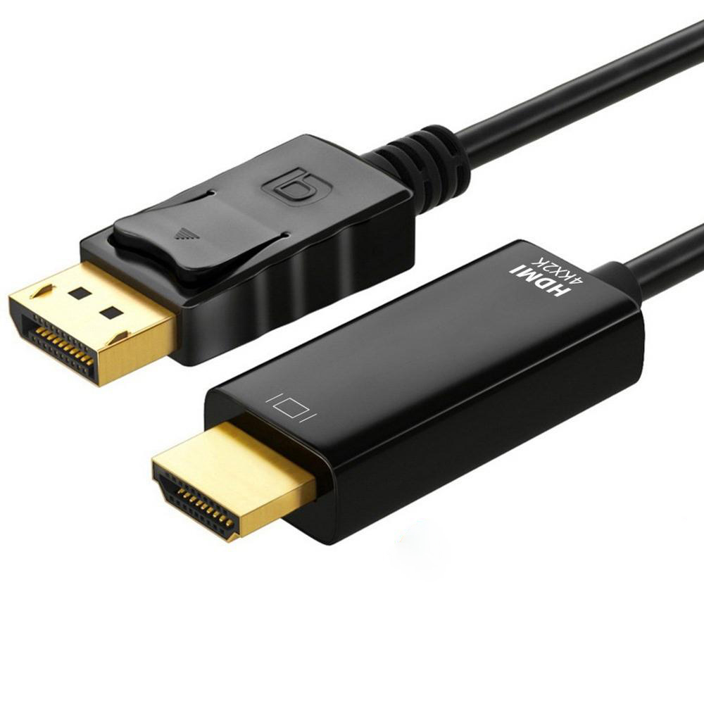 Astrotek 5m DisplayPort to HDMI Cable Male to Male 4K 30Hz 1080p Full HD Unidirectional Converter for Laptop PC Monitor Projector HDTV
