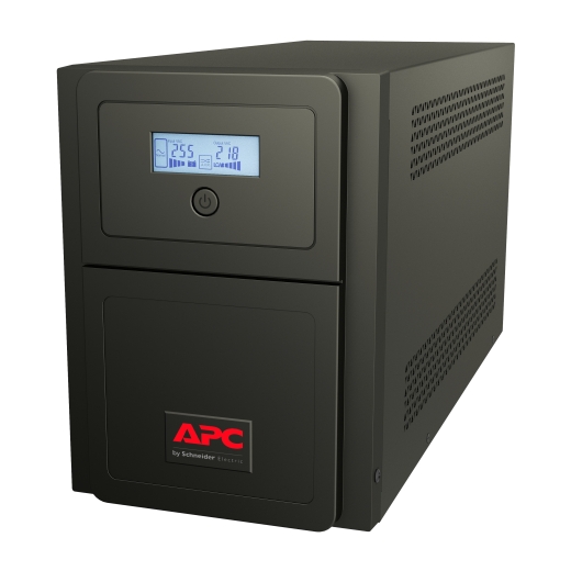 APC Easy UPS SMV750CAI 750VA 525W Line Interactive Tower UPS with AVR, LCD, 6 IEC C13 Outlets, Intelligent Card Slot & USB Monitoring