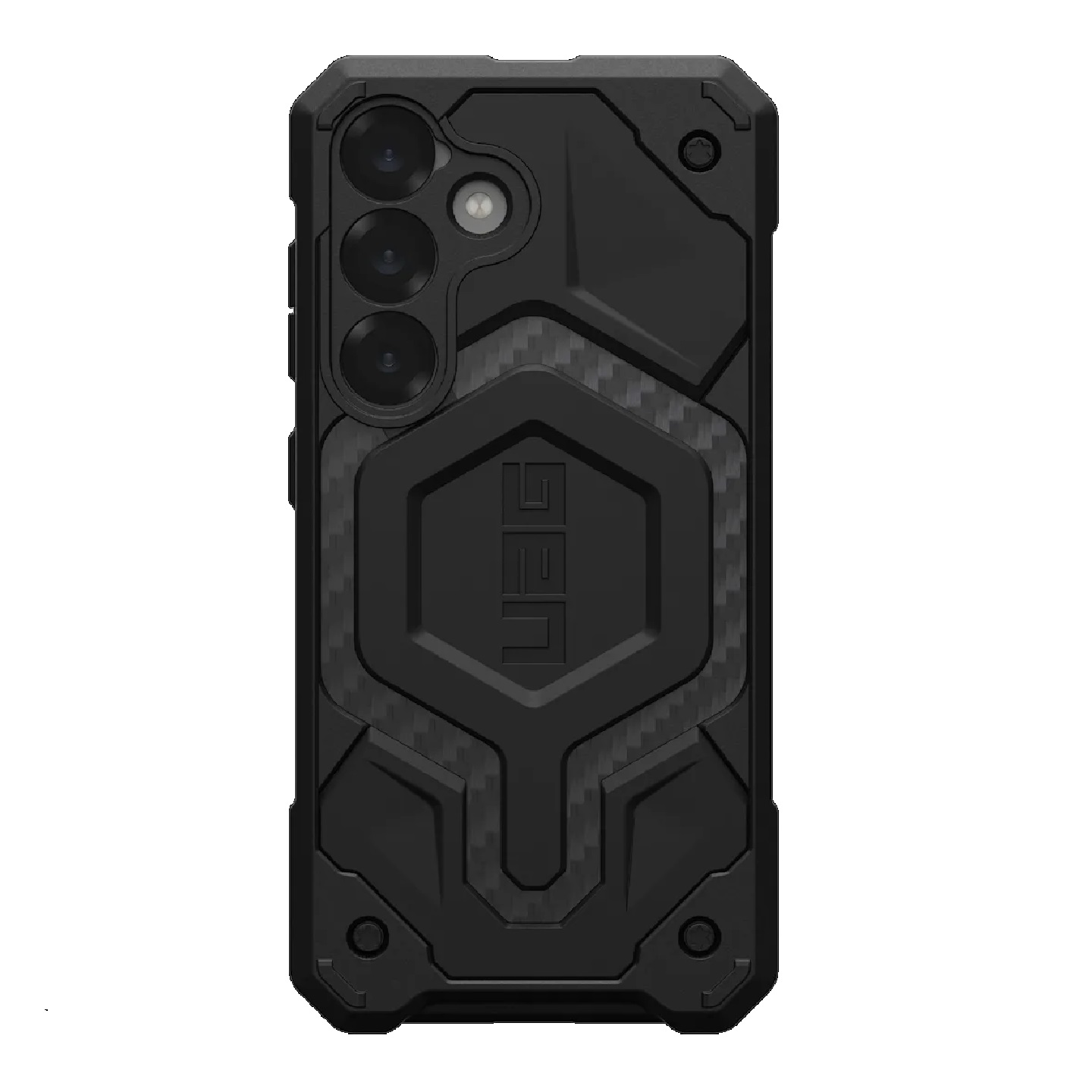 UAG Monarch Pro Carbon Fiber Rugged Case for Samsung Galaxy S25 5G 6.2" with 25ft Drop Protection & Magnetic Wireless Charging