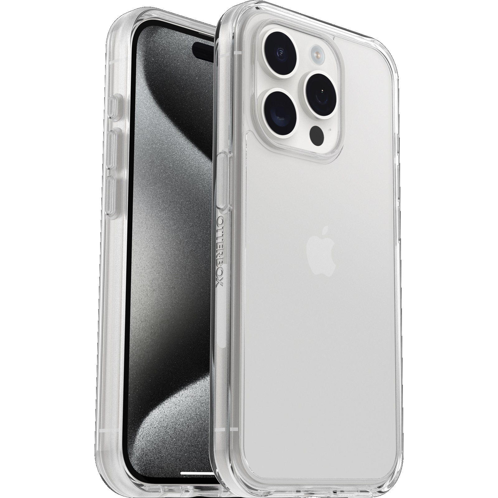 OtterBox Symmetry Series Clear Case for Apple iPhone 15 Pro (6.1") – DROP+ Military Grade Protection, MagSafe Compatible, Ultra-Sleek Design with Antimicrobial Protection