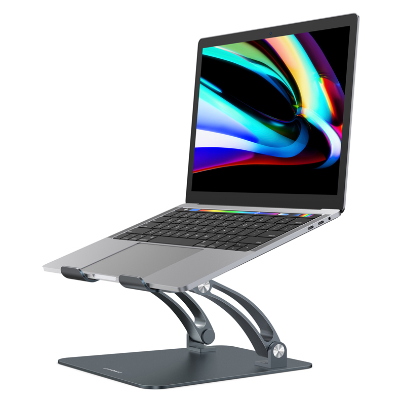 mbeat Stage S6 Adjustable Elevated Laptop and MacBook Stand - Aluminium Alloy, Ergonomic, Supports 11-17 inch Laptops, Up to 20kg