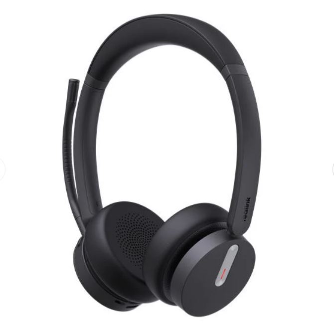 Yealink BH70 Bluetooth Wireless Stereo Headset - Microsoft Teams Certified, 3-Mic Noise Cancellation, 35 Hours Talk Time, USB-C & USB-A, Bluetooth 5.2