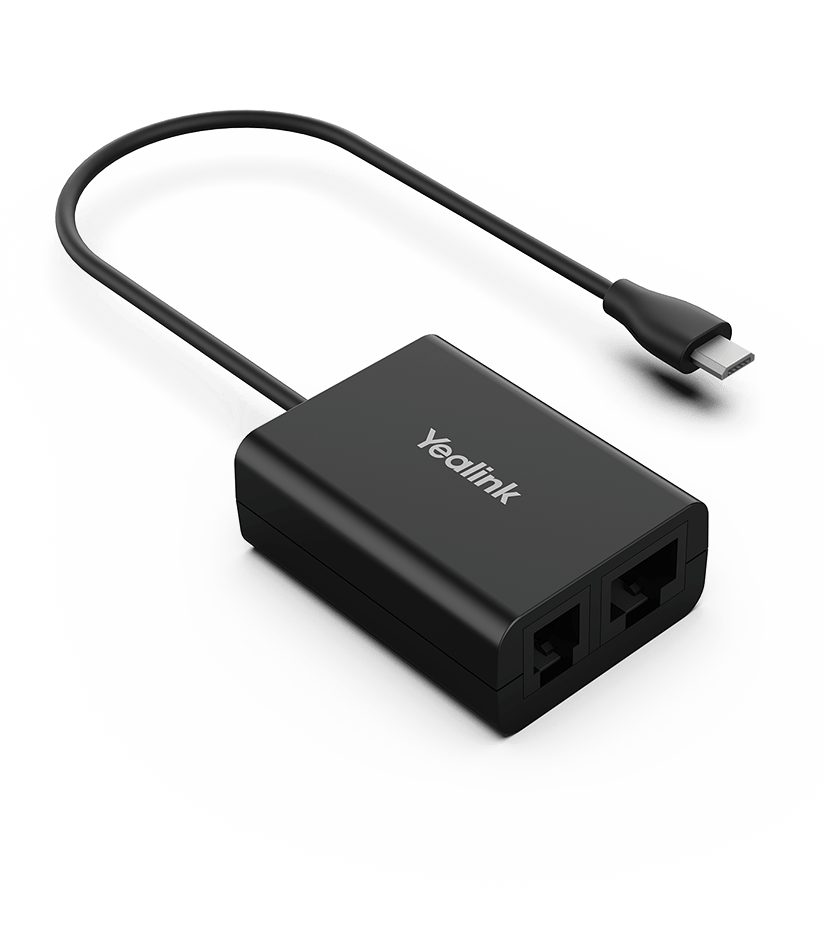 Yealink EHS61 Wireless Headset Adapter for WH62/WH63 Compatible with Unify, Mitel, Yealink T27G/T29G/T4xG Series - Remote Call Control