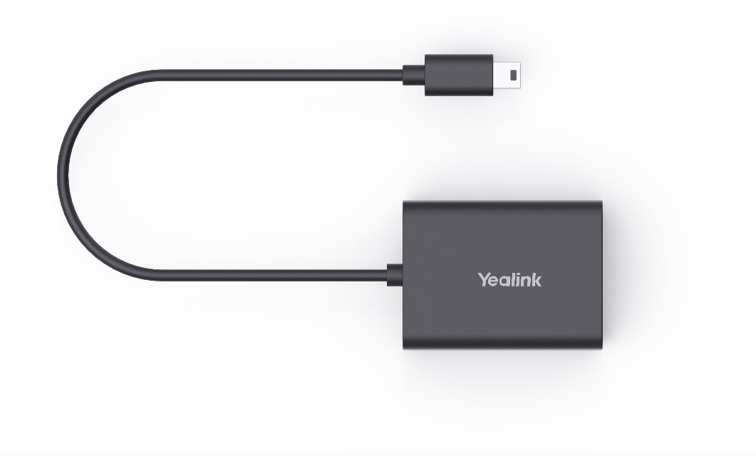 Yealink EHS62 Wireless Headset Adapter Compatible with WH62/WH63/WH64/WH65/WH68 Series & Unify/Mitel/Yealink T27G T29G T4XG Desk Phones