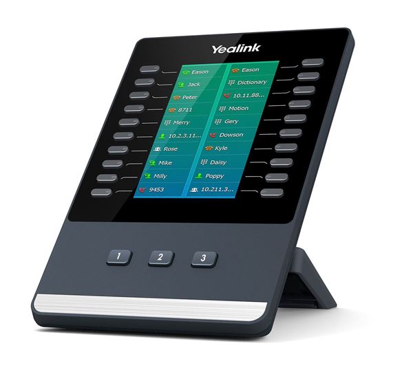Yealink EXP50 4.3" Color-Screen Expansion Module with 20 Programmable Keys for Yealink T5 Series IP Phones & Teams Edition
