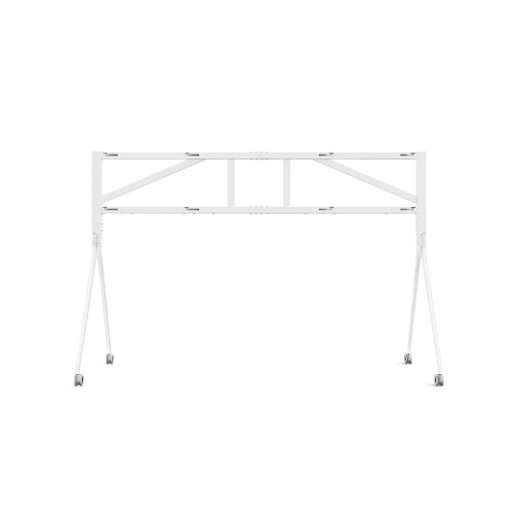 Yealink MB-FloorStand-D652 White - Dual 65" MeetingBoard Mobile Floor Stand with Lockable Casters, 2462x1640x877mm