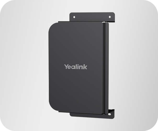 Yealink MCore WallMount 01 - Black Mini Wall Mount for Yealink MCore Series Mini-PCs with Mounting Screws