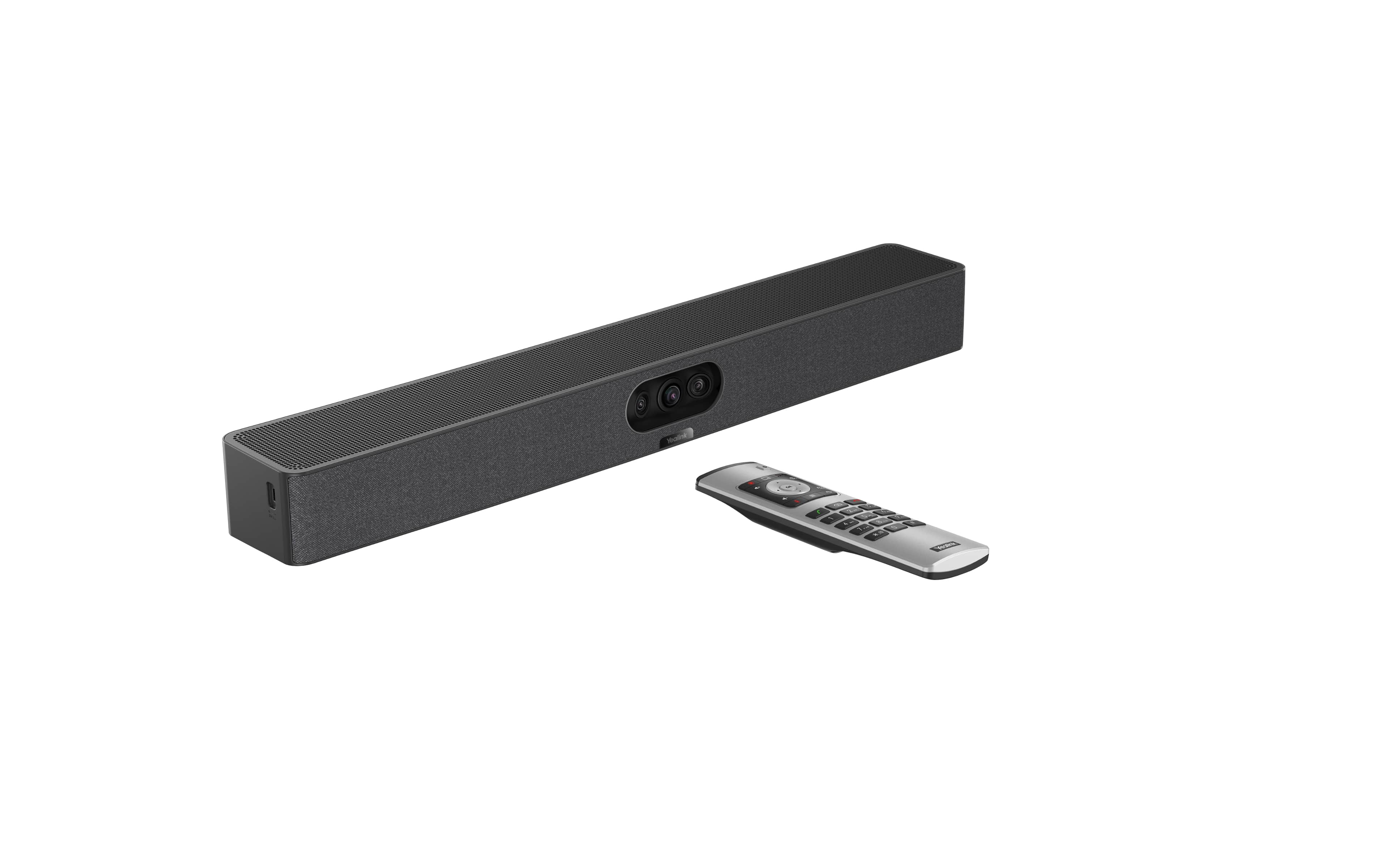 Yealink Meeting Bar A25-010, Microsoft Teams and Zoom Rooms on Android,151° Triple-lens System,Noise-free,AI-powered, One-cable solution