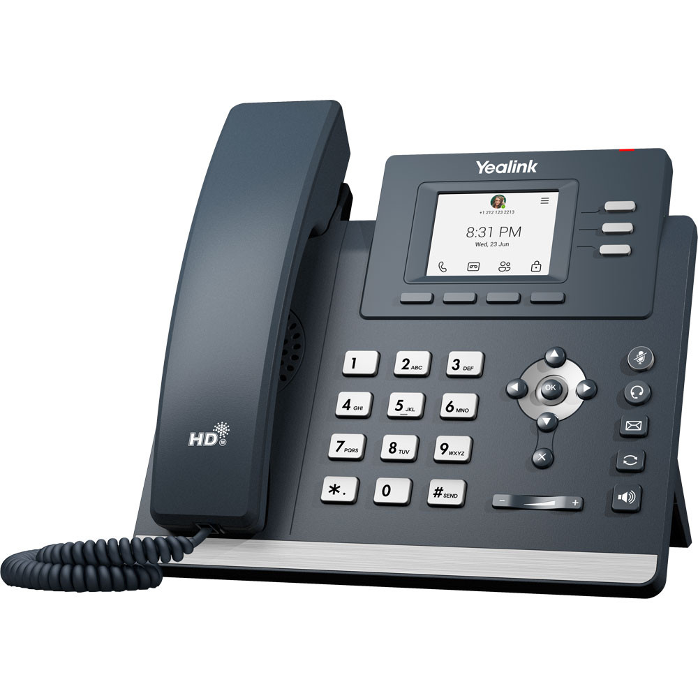 Yealink MP52 E2 Microsoft Teams IP Phone - Android 13, HD Audio, 2.4-inch Color Screen, USB-A, PoE, Common Area Phone