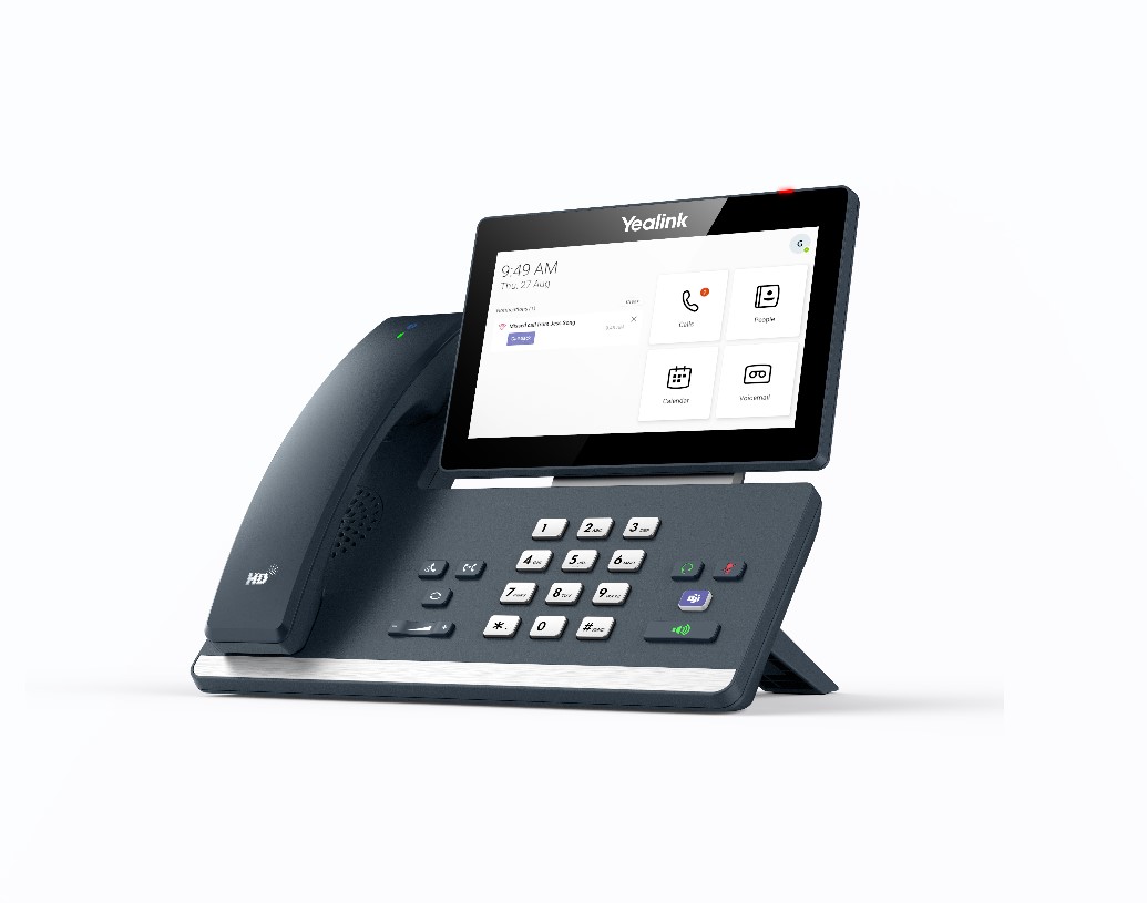 Yealink MP58 WH E2 Teams Android 13 Phone with 7-inch Touch Screen, HD Audio, Bluetooth 5.2, Dual-Band WiFi, Wireless Handset, and Microsoft Teams Compatibility
