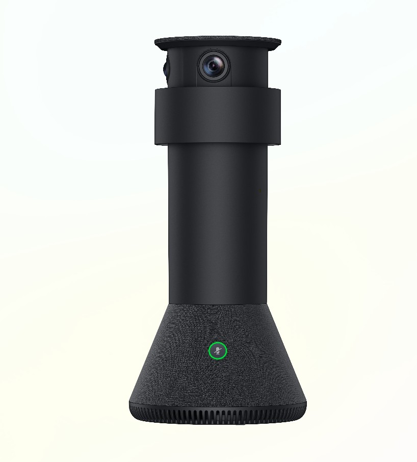 Yealink MTower Triple-Eye 8MP Center-View Intelligent Camera with AI Best-View Switching & Magnetic Levitation Privacy Shutter for Small to Medium Meeting Rooms