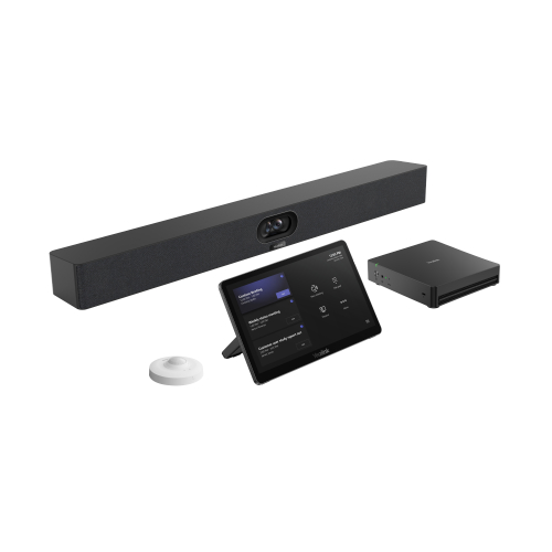 Yealink MVC S40-C5U Teams Room Kit with MCore 4 Mini-PC, Dual 48MP SmartVision 40 Camera, MTouch Plus 11.6" Controller & RoomSensor for Small-Medium Rooms