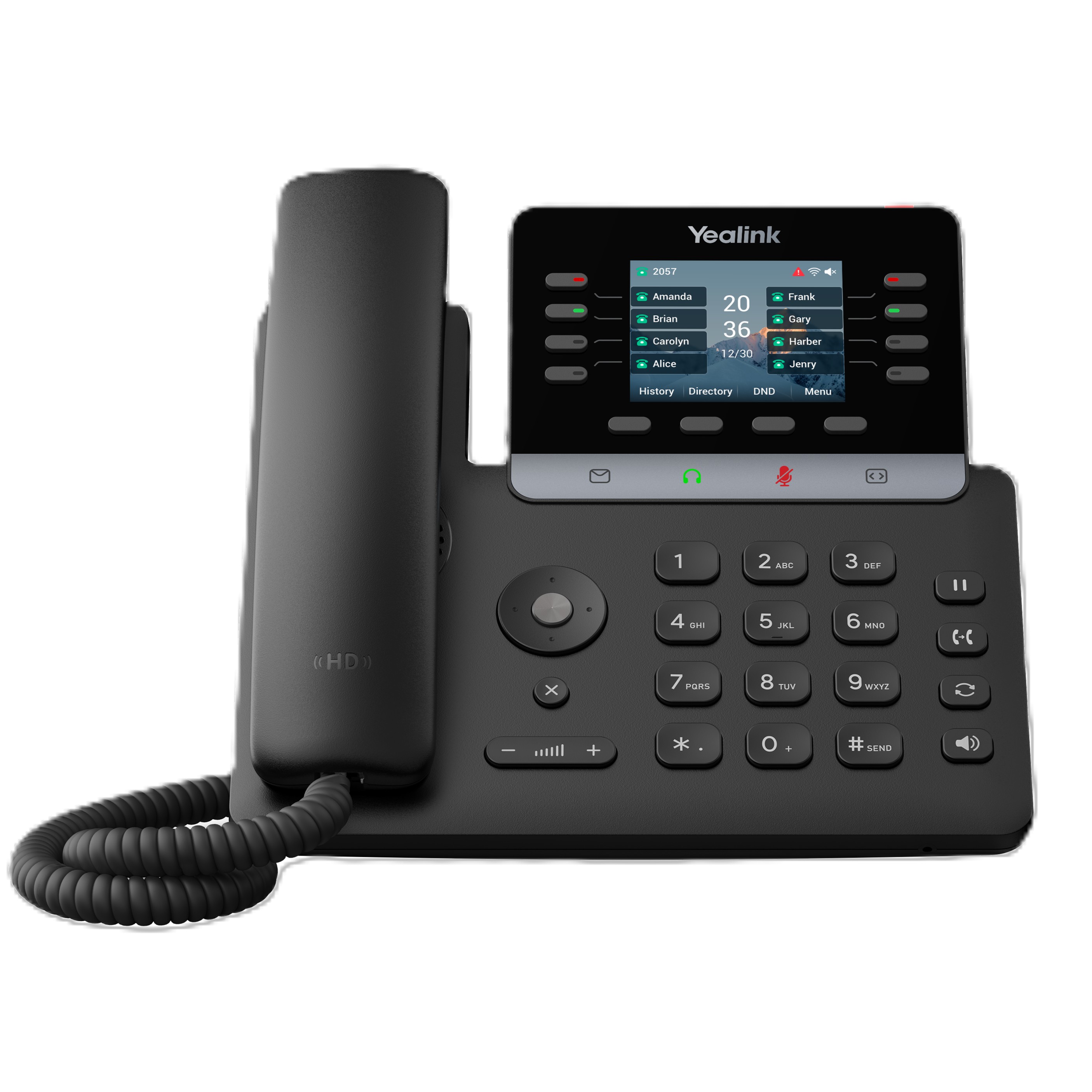 Yealink SIP-T73U IP Phone with 2.8" Color Display, 12 SIP Accounts, HD Voice, USB, PoE & Optional Bluetooth/Wi-Fi