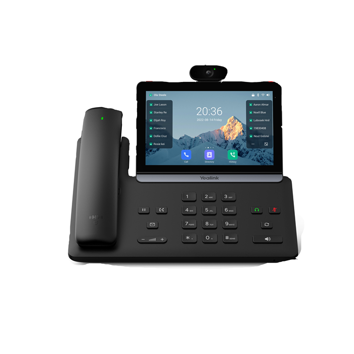 Yealink SIP-T88V Pro IP Phone - 7" Touchscreen, Android 13, HD Voice, Wi-Fi 6, Bluetooth, Dual USB, PoE, Video Ready