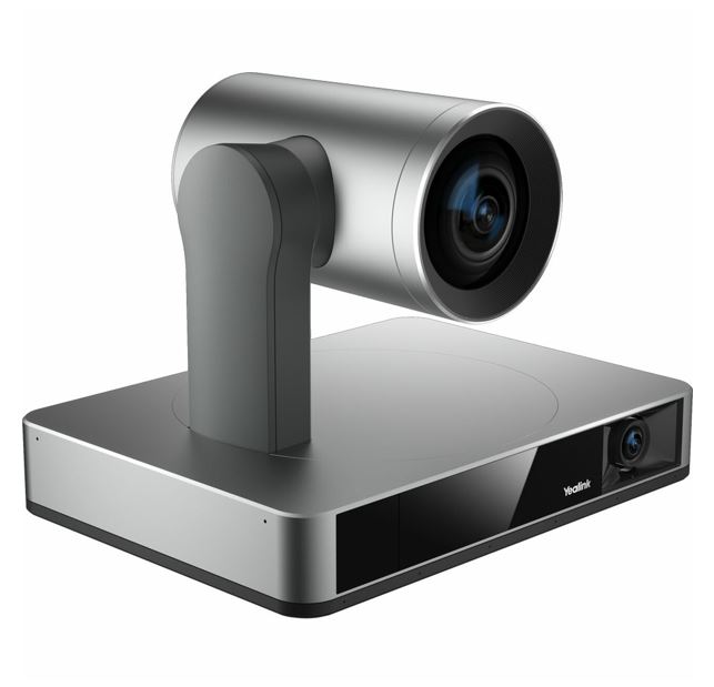 Yealink UVC86 4K Dual-Eye Intelligent Tracking Camera with 12x Optical Zoom & AI Auto Framing for Medium & Large Rooms