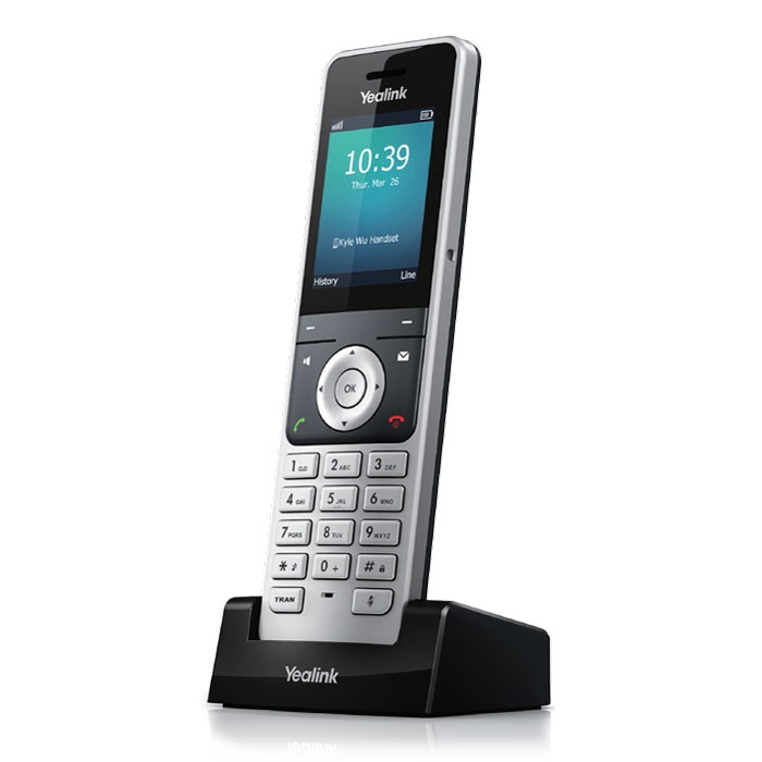 Yealink W56H Cordless DECT IP Phone Handset with HD Audio, Quick USB Charging & Microsoft SIP Gateway Support