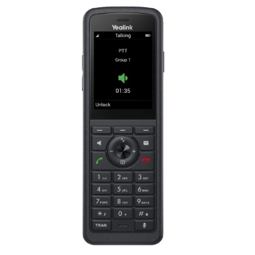 Yealink W59R-P Rugged IP67 DECT Handset with Bluetooth 5.2, Dual Mic Noise Cancellation, 21h Talk Time