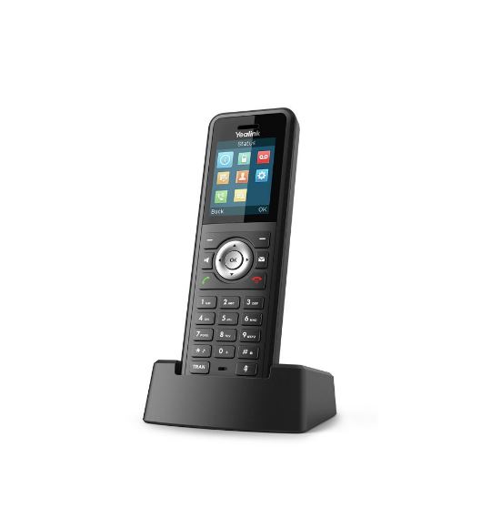 Yealink W59R Rugged DECT Handset - IP67 Waterproof, HD Voice, Bluetooth, Occupational Safety Alarms, Quick Charge, 1.8" TFT Colour Screen