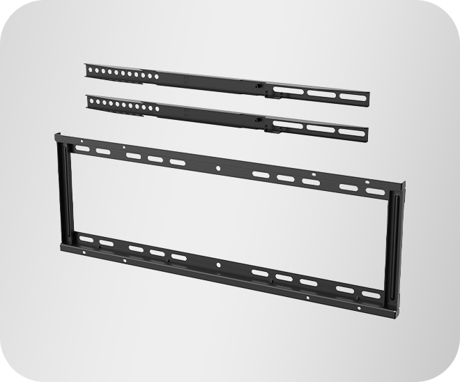 Yealink Wall Mount Kit for IPY-MD75, IPY-MD65, IPY-MD86 - Slim Steel Bracket with Mounting Hardware