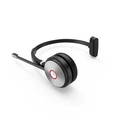 Yealink WH62 Dual DECT Wireless Headset with Acoustic Shield Technology, Busylight, Leather Ear Cushions, Up to 14h Talk Time, Microsoft Teams Certified