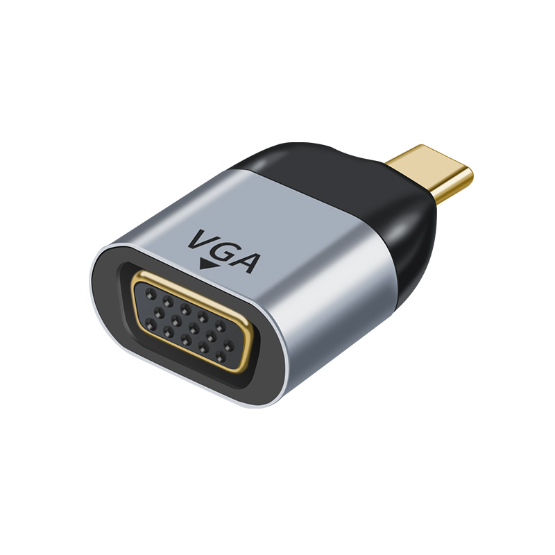 Astrotek USB-C to VGA Male to Female Adapter 1080P@60Hz HDMI Alternate Mode Converter for MacBook, iPad Pro, Samsung Galaxy, Dell XPS